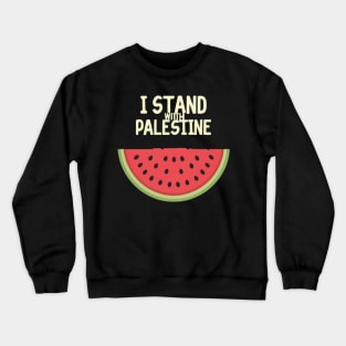 I stand with palestine Crewneck Sweatshirt